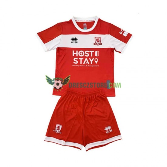 Middlesbrough Domácí Dres 2024-2025 Krátký rukáv Děti Fotbalové Dresy