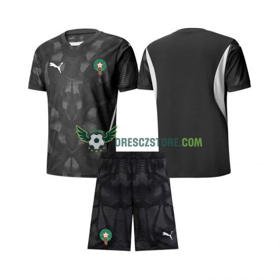 Maroko Brankářské Alternativní Dres 2024 Krátký rukáv Děti Fotbalové Dresy