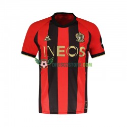 OGC Nice Domácí Dres 2024-2025 Krátký rukáv Muže Fotbalové Dresy