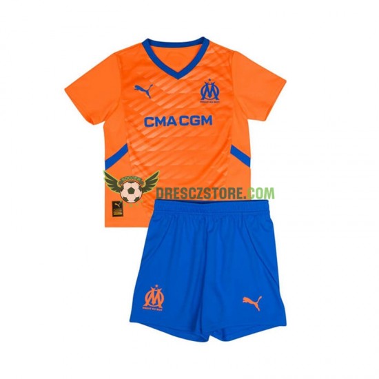 Olympique Marseille Alternativní Dres 2024-2025 Krátký rukáv Děti Fotbalové Dresy