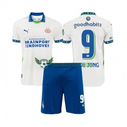 PSV Eindhoven DE JONG 9 Alternativní Dres 2024-2025 Krátký rukáv Děti Fotbalové Dresy