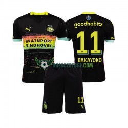 PSV Eindhoven Johan Bakayoko 11 Venkovní Dres 2024-2025 Krátký rukáv Děti Fotbalové Dresy