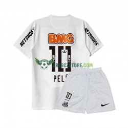 Santos PELE 10 -2012 Retro Domácí Dres 2011 Krátký rukáv Děti Fotbalové Dresy