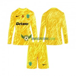 Sporting CP Brankářské Alternativní Dres 2024-2025 Dlouhý rukáv Děti Fotbalové Dresy