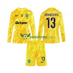 Sporting CP Kovacevic 13 Brankářské Alternativní Dres 2024-2025 Dlouhý rukáv Děti Fotbalové Dresy