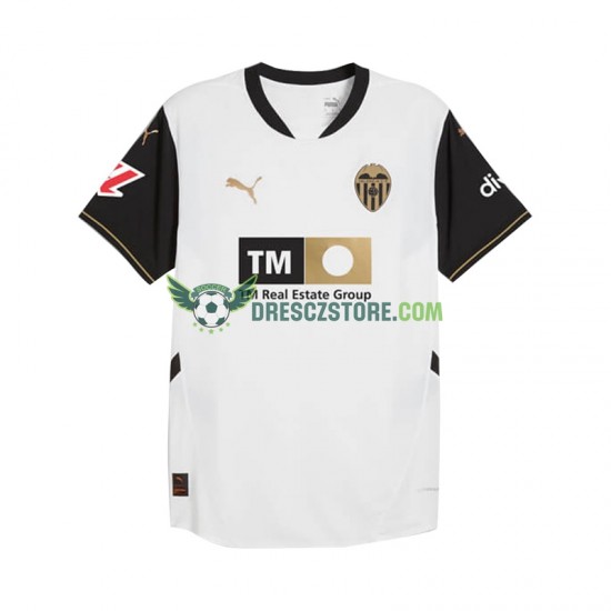 Valencia CF Domácí Dres 2024-2025 Krátký rukáv Muže Fotbalové Dresy