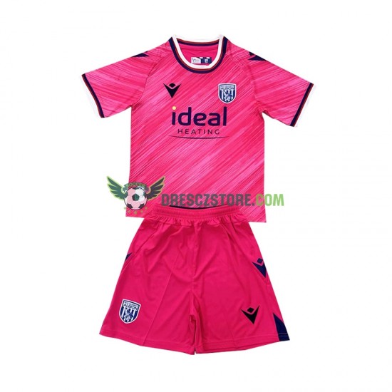 West Bromwich Albion Alternativní Dres 2024-2025 Krátký rukáv Děti Fotbalové Dresy
