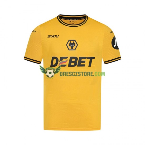 Wolverhampton Wanderers Domácí Dres 2024-2025 Krátký rukáv Muže Fotbalové Dresy
