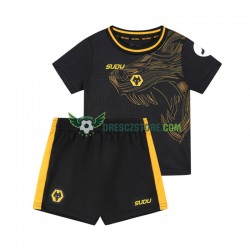 Wolverhampton Wanderers Venkovní Dres 2024-2025 Krátký rukáv Děti Fotbalové Dresy