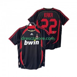 AC Milán KAKA 22 2007 Retro Alternativní Dres 2006 Krátký rukáv Muže Fotbalové Dresy