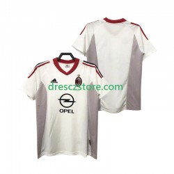 AC Milán 2005 Retro Venkovní Dres 2004 Krátký rukáv Muže Fotbalové Dresy