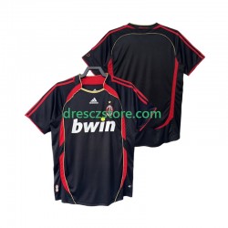 AC Milán 2007 Retro Alternativní Dres 2006 Krátký rukáv Muže Fotbalové Dresy