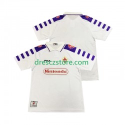 ACF Fiorentina Retro Venkovní Dres 1998 1999 Krátký rukáv Muže Fotbalové Dresy