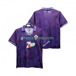 ACF Fiorentina 1992 1993 Retro Domácí Dres Krátký rukáv Muže Fotbalové Dresy