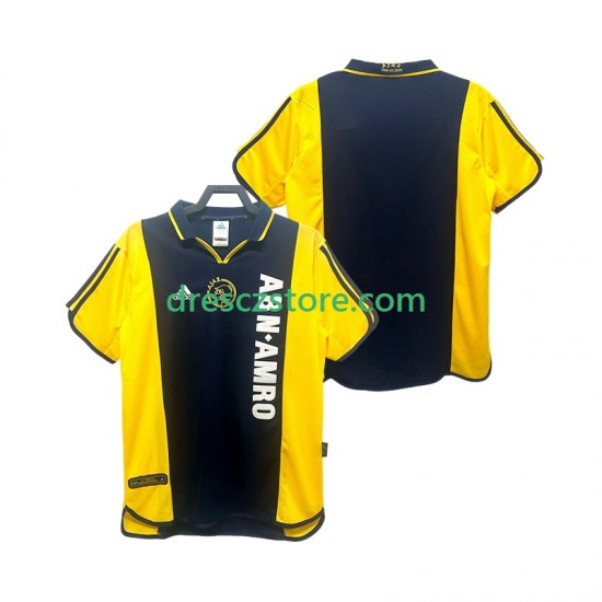 AFC Ajax 2000 2001 Retro Venkovní Dres Krátký rukáv Muže Fotbalové Dresy