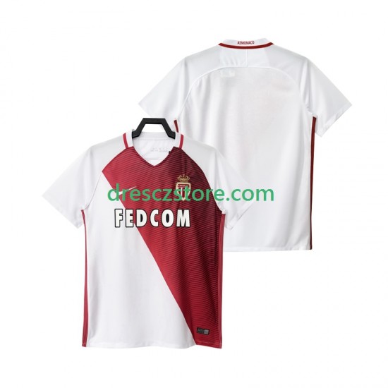 AS Monaco 2016 2017 Domácí Dres Krátký rukáv Muže Fotbalové Dresy