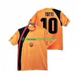 AS Řím TOTTI 10 2005 Retro Domácí Dres 2006 Krátký rukáv Muže Fotbalové Dresy