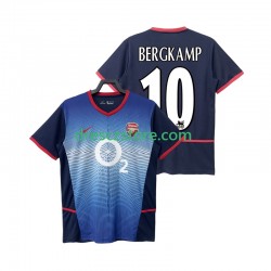 Arsenal BERGKAMP 10 Retro Venkovní Dres 2004 2002 Krátký rukáv Muže Fotbalové Dresy