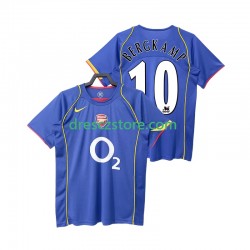 Arsenal BERGKAMP 10 2005 Retro Venkovní Dres 2004 Krátký rukáv Muže Fotbalové Dresy