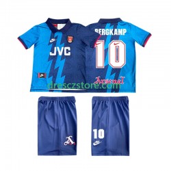 Arsenal BERGKAMP 10 1995 1996 Retro Venkovní Dres Krátký rukáv Děti Fotbalové Dresy