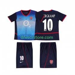 Arsenal BERGKAMP 10 Retro Venkovní Dres 2004 2002 Krátký rukáv Děti Fotbalové Dresy