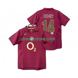 Arsenal Henry 14 2005 Retro Domácí Dres 2006 Krátký rukáv Muže Fotbalové Dresy