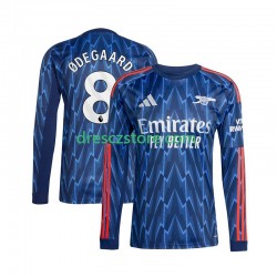 Arsenal Martin Odegaard 8 Venkovní Dres 2025-2026 Dlouhý rukáv Muže Fotbalové Dresy