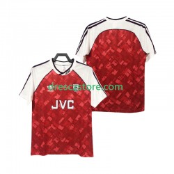 Arsenal 1990 1992 Retro Domácí Dres Krátký rukáv Muže Fotbalové Dresy
