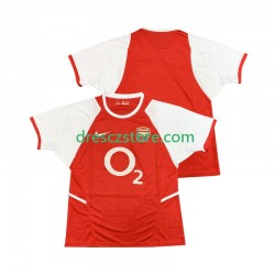 Arsenal 2003 Retro Domácí Dres 2002 Krátký rukáv Muže Fotbalové Dresy