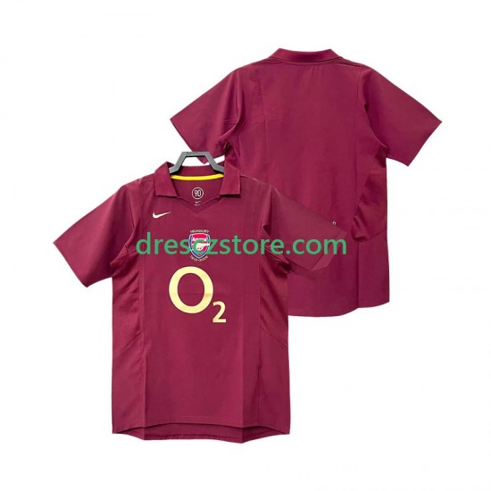 Arsenal 2005 Retro Domácí Dres 2006 Krátký rukáv Muže Fotbalové Dresy