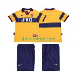 Arsenal 1997 Retro Venkovní Dres 1999 Krátký rukáv Děti Fotbalové Dresy