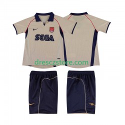 Arsenal 2001 Retro Venkovní Dres 2002 Krátký rukáv Děti Fotbalové Dresy