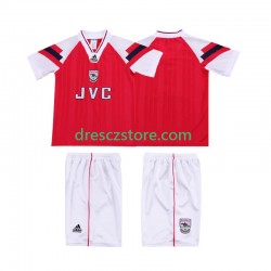 Arsenal 1992 Retro Domácí Dres 1994 Krátký rukáv Děti Fotbalové Dresy