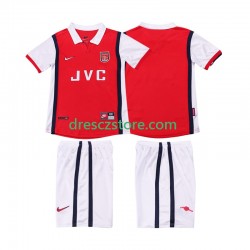 Arsenal Retro Domácí Dres 1998 1999 Krátký rukáv Děti Fotbalové Dresy