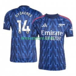Arsenal Viktor Gyokeres 14 Venkovní Dres 2025-2026 Krátký rukáv Muže Fotbalové Dresy