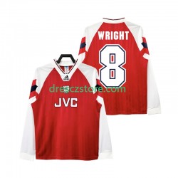 Arsenal WRIGHT 8 192 Retro Domácí Dres 1994 Dlouhý rukáv Muže Fotbalové Dresy