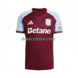 Aston Villa Domácí Dres 2025-2026 Krátký rukáv Muže Fotbalové Dresy
