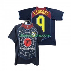 Atlético Madrid F TORRES 9 2005 Retro Venkovní Dres 2004 Krátký rukáv Muže Fotbalové Dresy