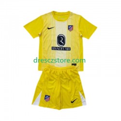 Atlético Madrid Brankářské Domácí Dres 2025-2026 Krátký rukáv Děti Fotbalové Dresy