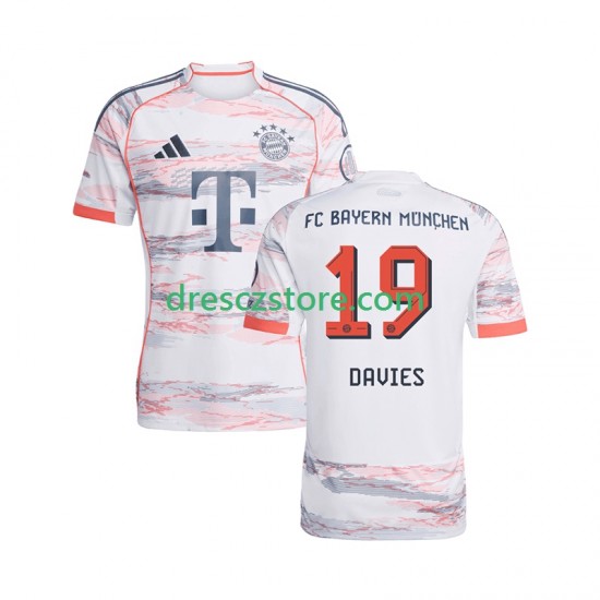 FC Bayern Mnichov Alphonso Davies 19 Venkovní Dres 2025-2026 Krátký rukáv Muže Fotbalové Dresy