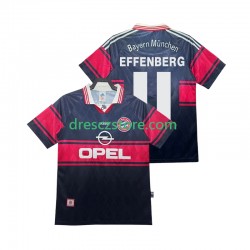 FC Bayern Mnichov Effenberg 11 1997 Retro Domácí Dres 1999 Krátký rukáv Muže Fotbalové Dresy