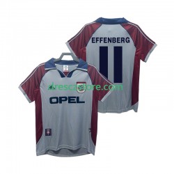 FC Bayern Mnichov Effenberg 11 Retro Alternativní Dres 1998 1999 Krátký rukáv Muže Fotbalové Dresy