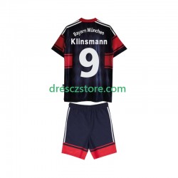 FC Bayern Mnichov Klinsmann 9 1997 Retro Domácí Dres 1999 Krátký rukáv Děti Fotbalové Dresy