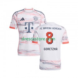 FC Bayern Mnichov Leon Goretzka 8 Venkovní Dres 2025-2026 Krátký rukáv Muže Fotbalové Dresy