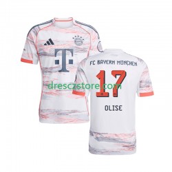 FC Bayern Mnichov Michael Olise 17 Venkovní Dres 2025-2026 Krátký rukáv Muže Fotbalové Dresy