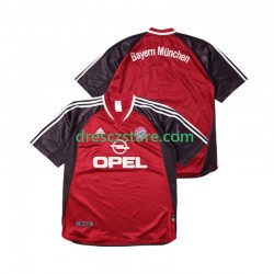 FC Bayern Mnichov 2001 Retro Domácí Dres 2002 Krátký rukáv Muže Fotbalové Dresy
