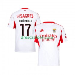 Benfica Kerem Akturkoglu 17 Venkovní Dres 2025-2026 Krátký rukáv Muže Fotbalové Dresy