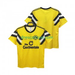 Borussia Dortmund DFB-POKAL 1989 Retro Domácí Dres Krátký rukáv Muže Fotbalové Dresy