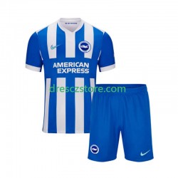 Brighton Hove Albion Domácí Dres 2025-2026 Krátký rukáv Děti Fotbalové Dresy