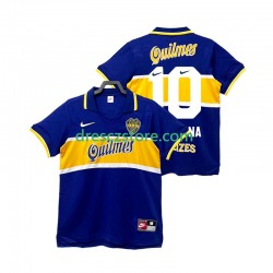 CA Boca Juniors MARADONA 10 1997 Retro Domácí Dres 1998 Krátký rukáv Muže Fotbalové Dresy